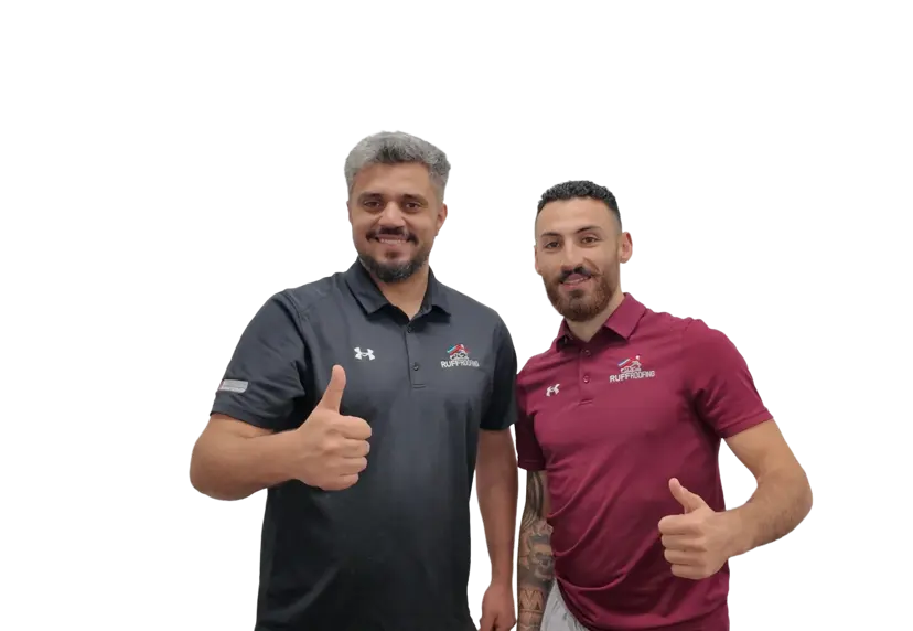 Ruff Roofing Houston team ready to start your roofing project