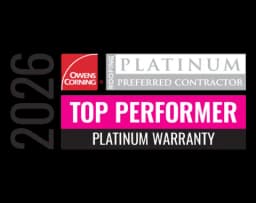 Owens Corning Platinum Preferred Contractor