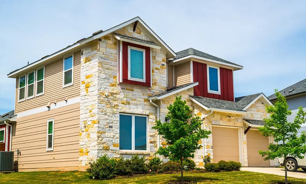 Gutter installation and exterior painting